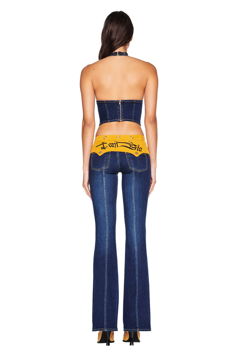 TOMMIE CORSET - DARK WASH