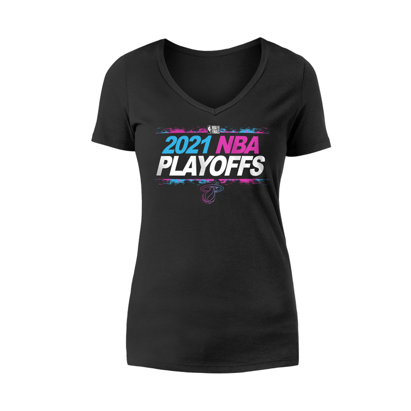 New Era 2021 HEAT Playoffs Women's Tee