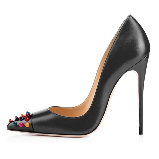 Glenn - Pointed Toe Drag Queen Stilettos - Plus Size