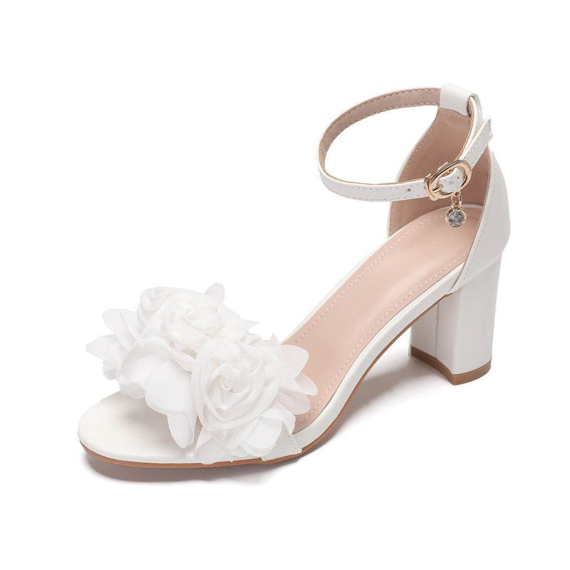 Women's Plus Size Chunky Heel Sandals - Stylish & Comfortable for All-Day Wear