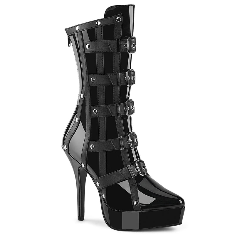 Indulge-1038 Ankle Corset Boots