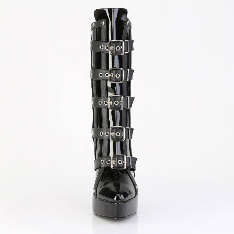 Indulge-1038 Ankle Corset Boots