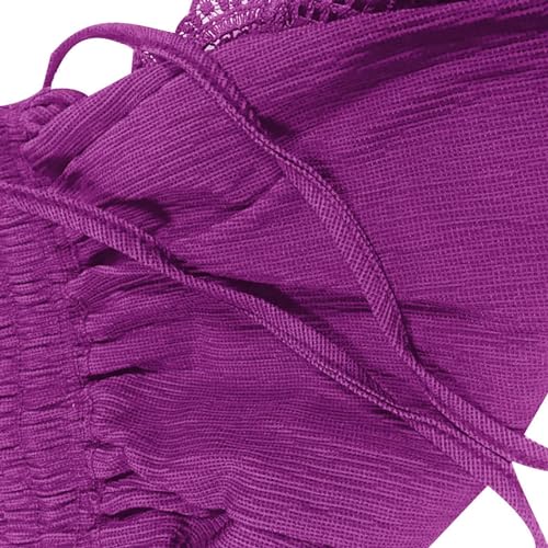 ABOUTYES Women Cloth Sale, Summer Shorts for Women 2024 Trendy Causal Loose Pleated High Waisted Shorts Beach Lace Lounge Short Pants Plus Size