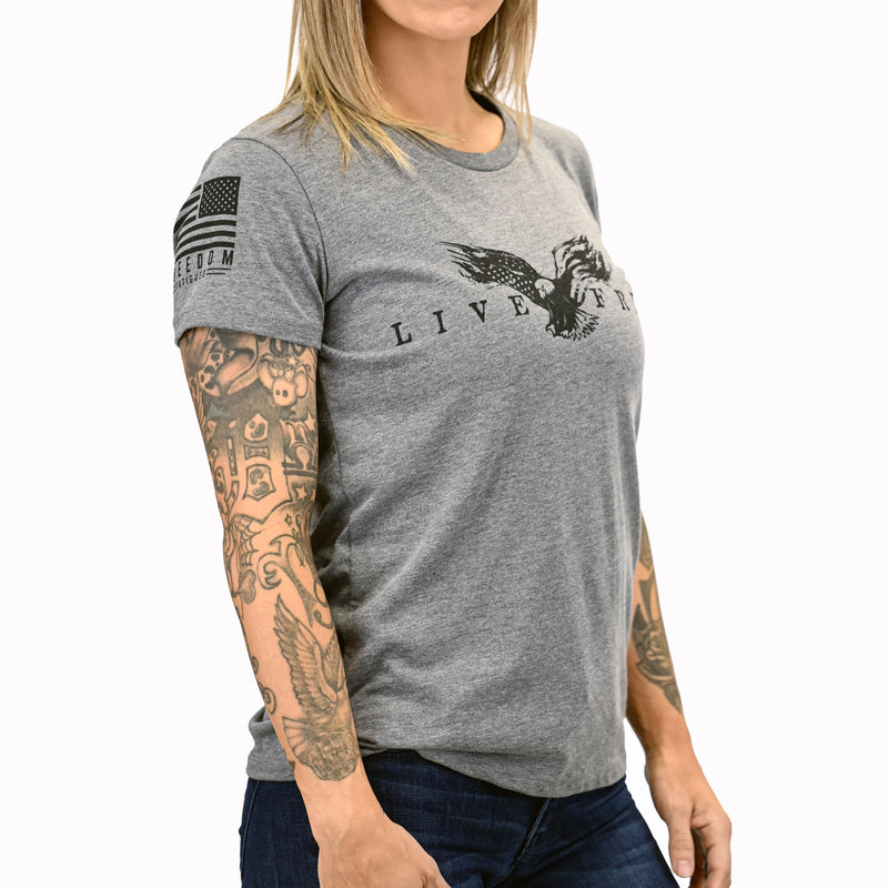 Women's Live Free Patriotic T-Shirt