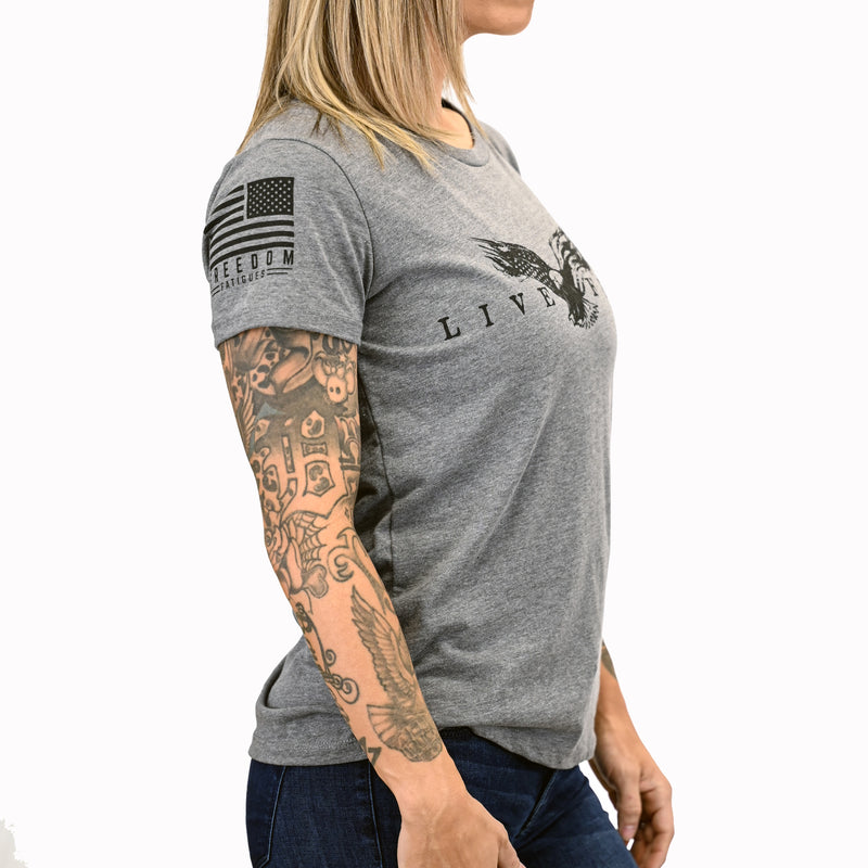 Women's Live Free Patriotic T-Shirt