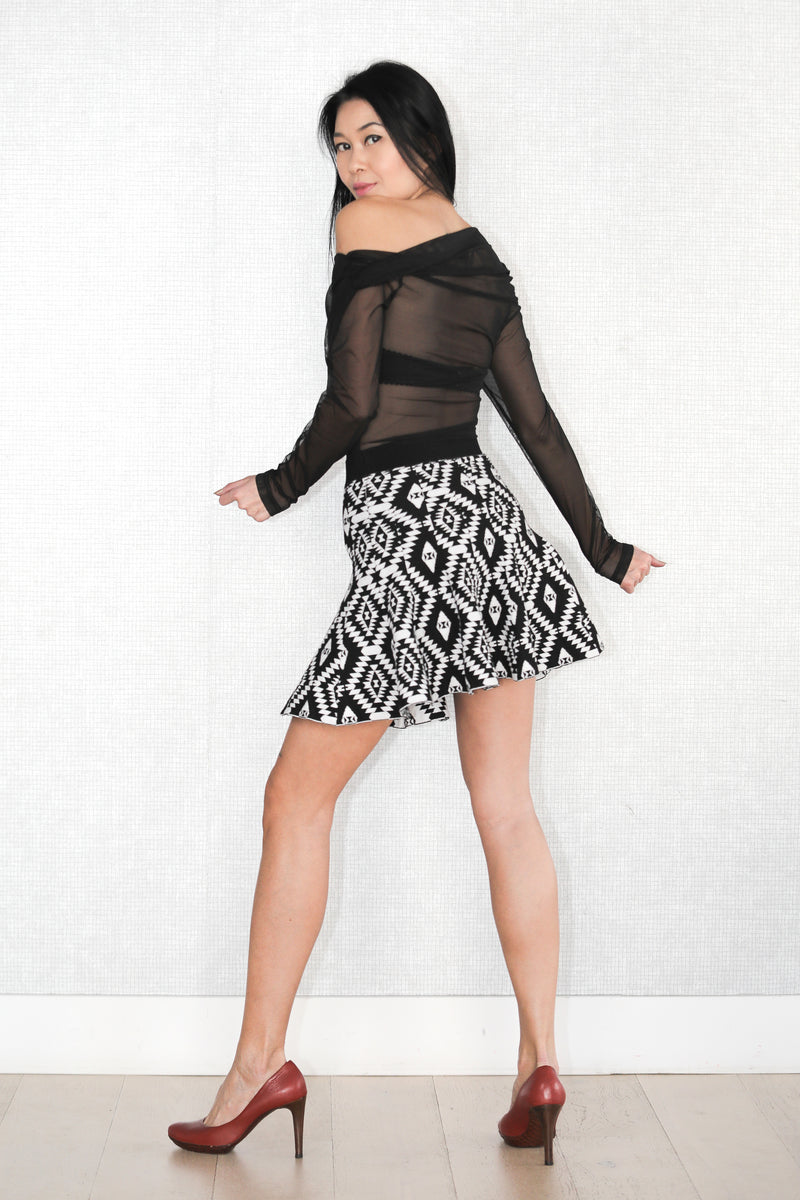 Strapless Mesh See-through Tight Stretch Bodysuit