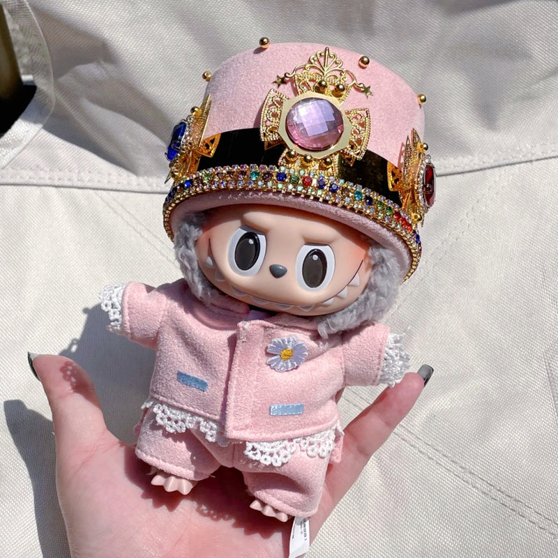 Doll Cloth Pink Dynasty Stage Costume For Labubu - 068