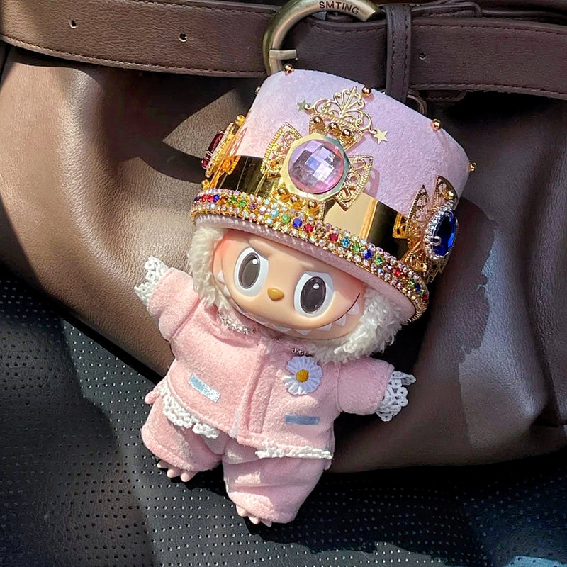 Doll Cloth Pink Dynasty Stage Costume For Labubu - 068