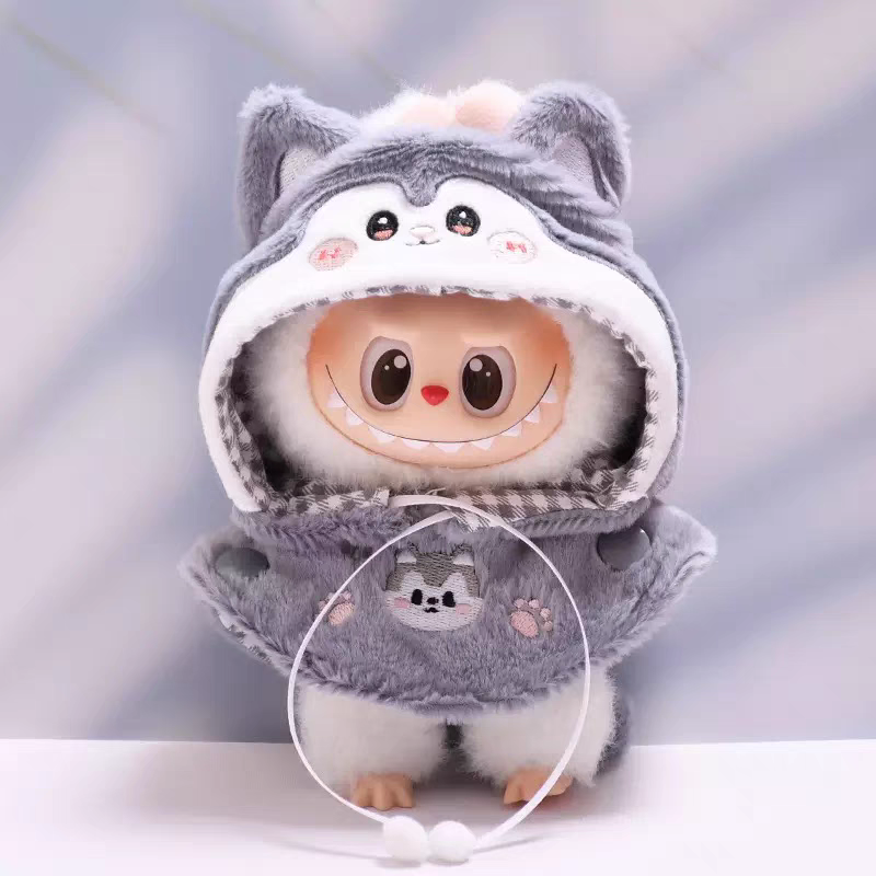 Doll Cloth Sunny Zoo Hooded Puffcape - 015