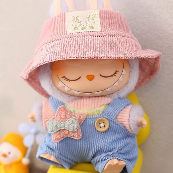 Doll Cloth Springtime Macaron Overalls Set - 032