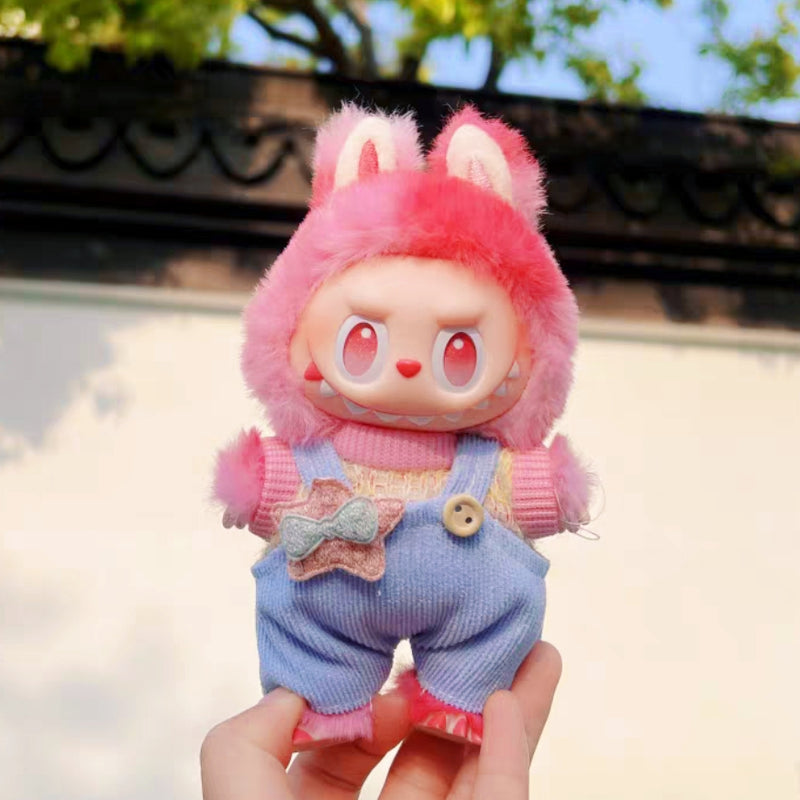 Doll Cloth Springtime Macaron Overalls Set - 032