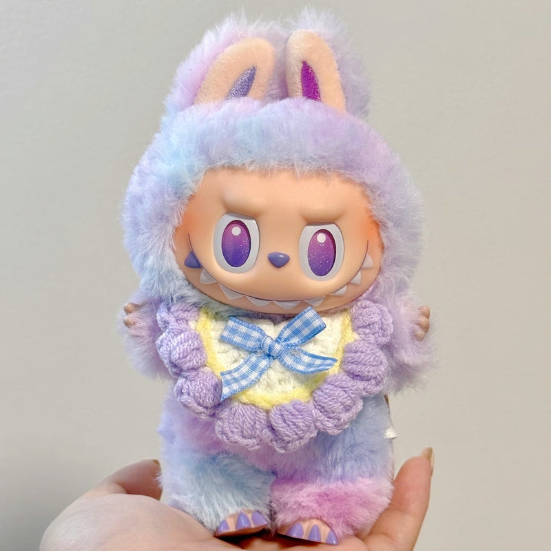 Doll Cloth Snuggle Stitch Drool Bib For Labubu - 060