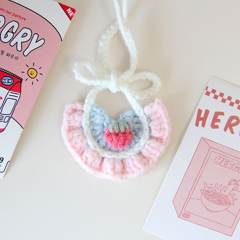 Doll Cloth Snuggle Stitch Drool Bib For Labubu - 060