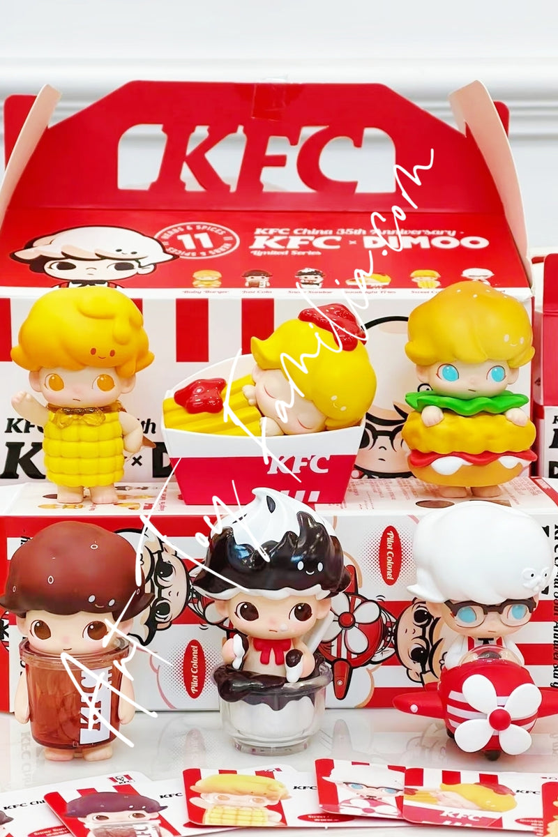 Dimoo × KFC China 39th Anniversary Limited Series - KFC联名探秘美味奇境系列