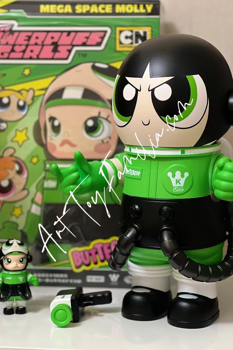 Mega Space Molly 400%+100% The Powerpuff Girls Buttercup - 飞天小女警毛毛400%+100%