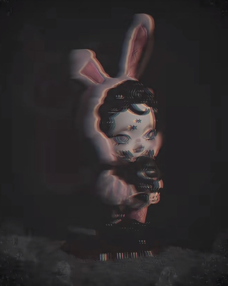 Skullpanda Bunny or Doggy Figurine - 万圣访客吊卡
