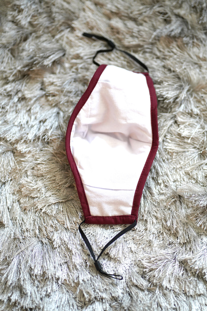 Waterproof Anti Dust Mask with Disposable Mask Filter - Red