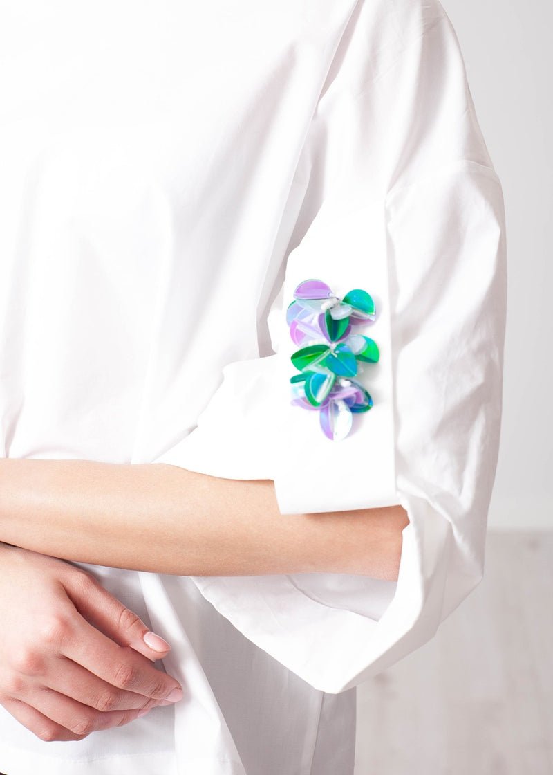Eva White Embellished Top