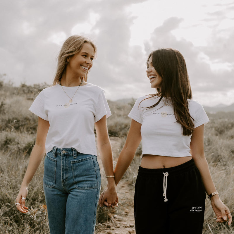 chemistry crop tee