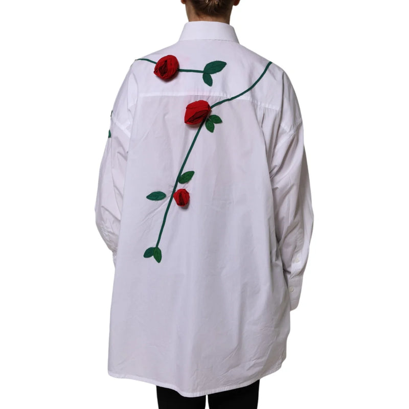 Dolce Gabbana Long Sleeves Embellished Top