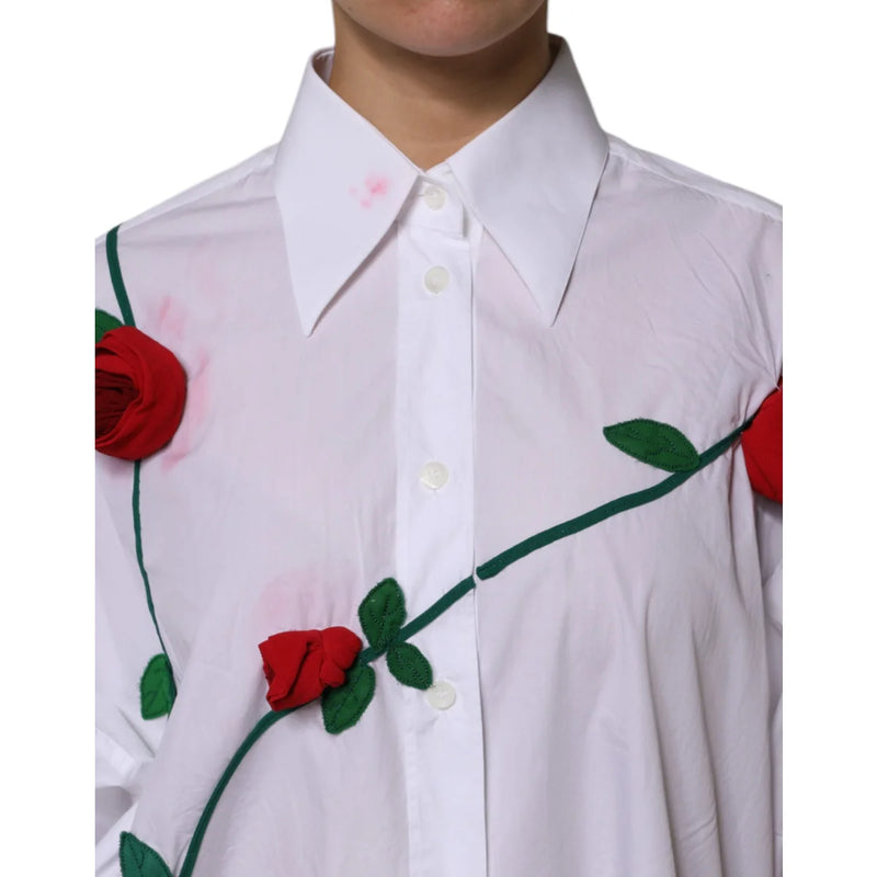 Dolce Gabbana Long Sleeves Embellished Top