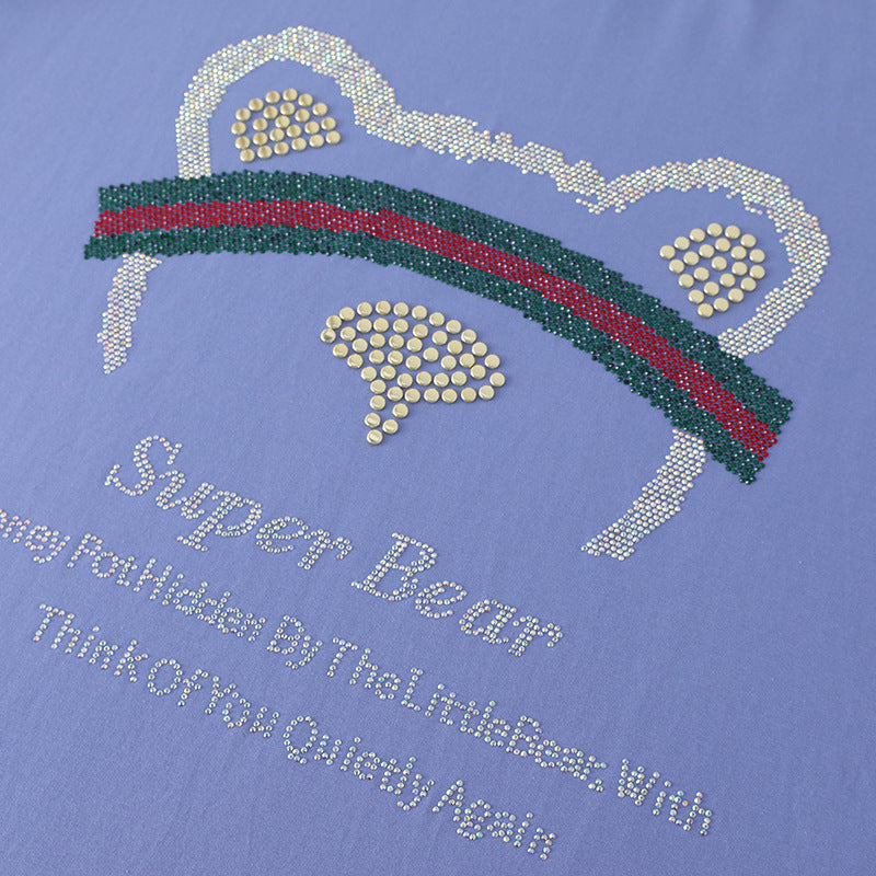 Plus Size Bear Embellished Tee