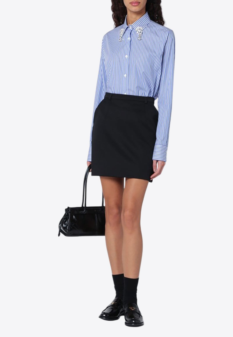 Embellished Striped Shirt
