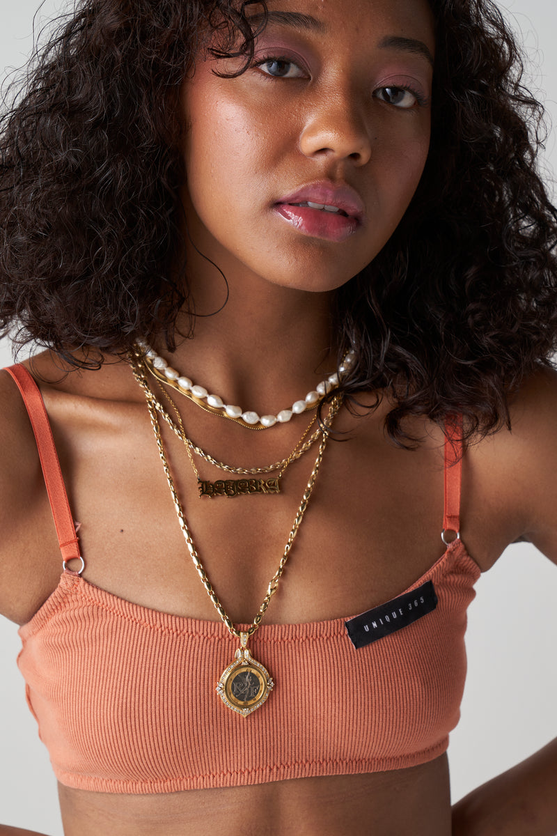 Terracotta Bandeau Top