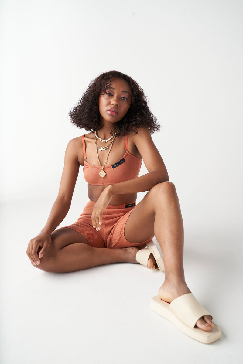 Terracotta Bandeau Top