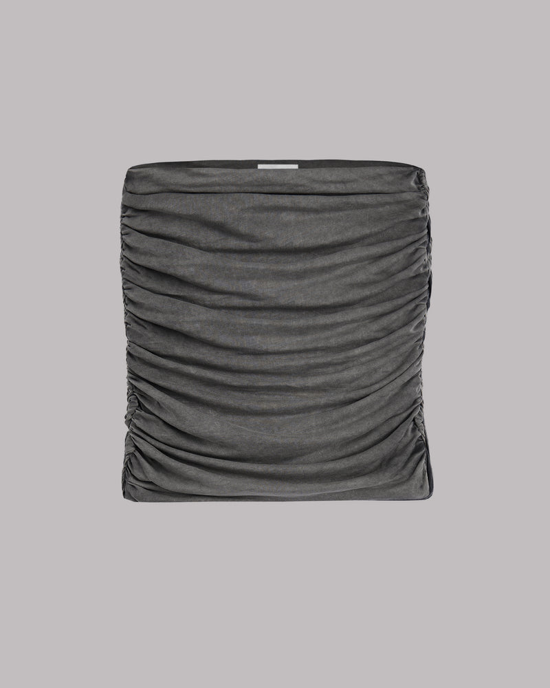The Dark Faded Ruched Bandeau Top