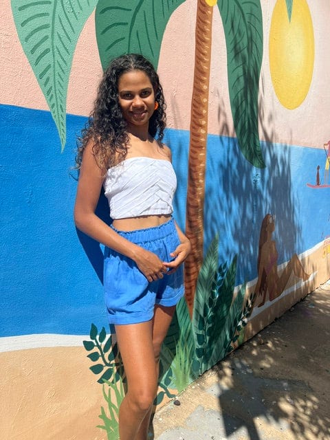 Mimi Linen Bandeau