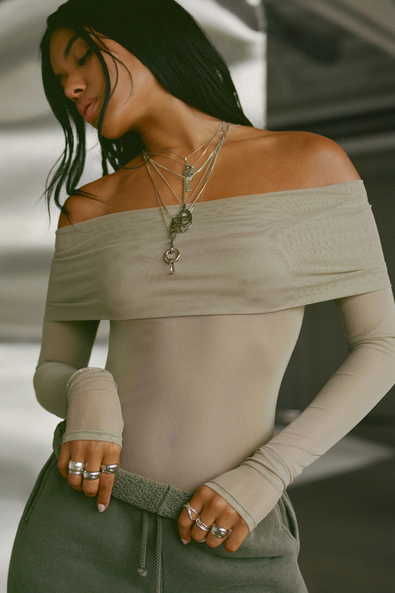 Off The Shoulder Long Sleeve