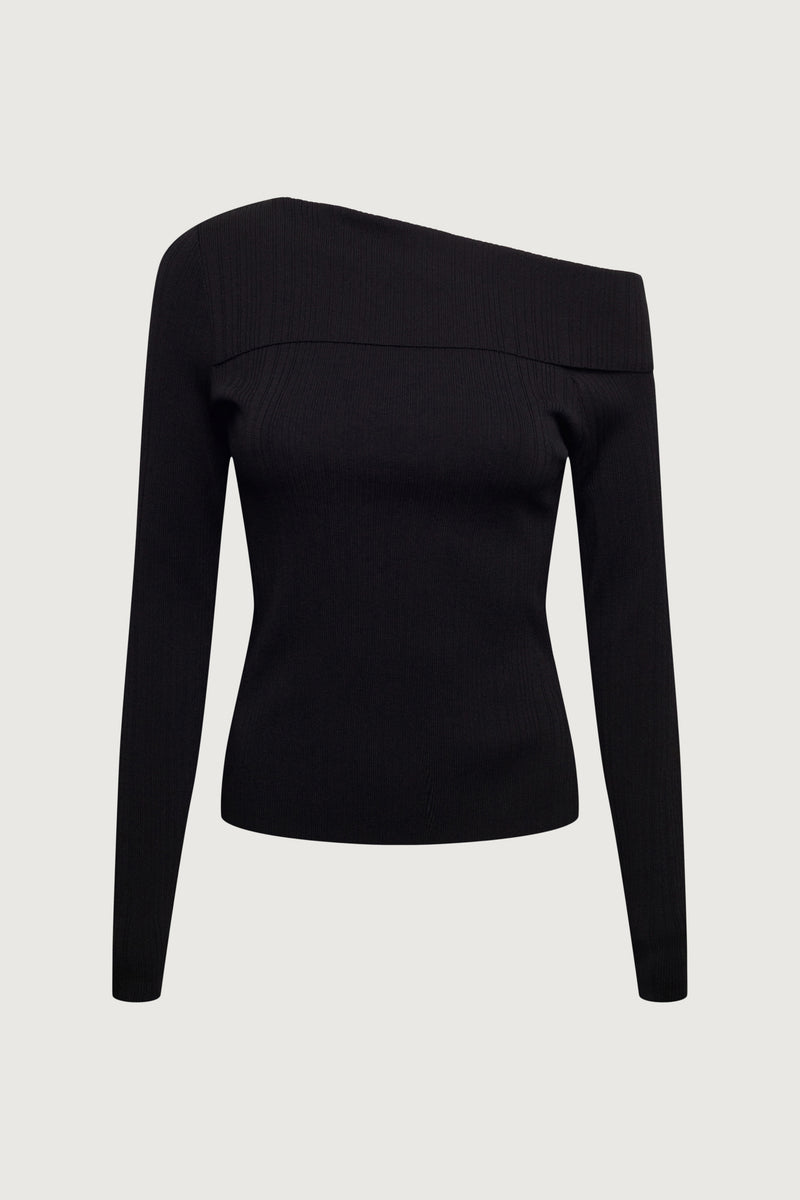 OFF THE SHOULDER LONG SLEEVE TOP