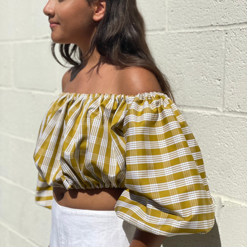 OFF THE SHOULDER CROP TOPS
