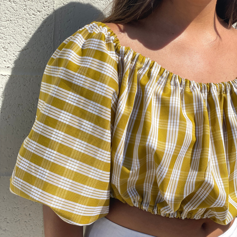 OFF THE SHOULDER CROP TOPS
