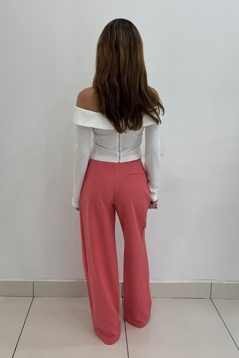 Off Shoulder Blazer Top