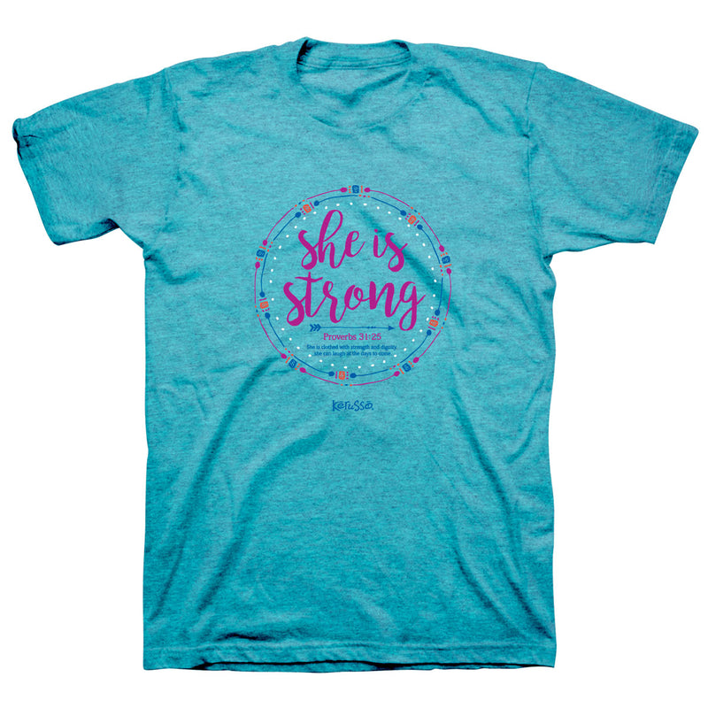 Kerusso Womens T-Shirt She Is Strong