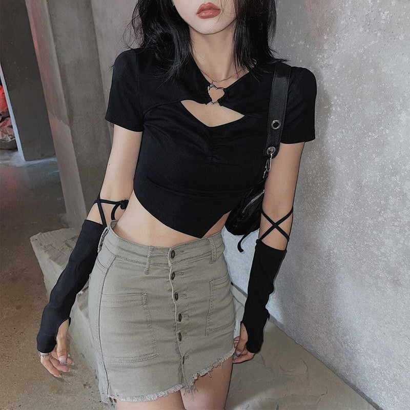 Heart Cut Out Top