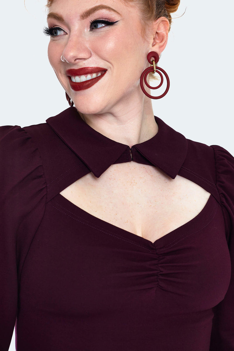 Retro Radiance Cut-Out Top (2 Colorways)