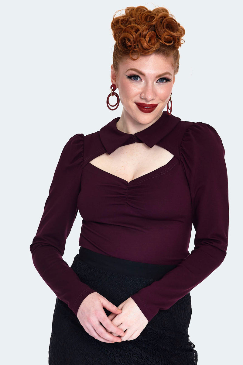 Retro Radiance Cut-Out Top (2 Colorways)