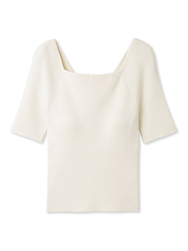 Sustainable Ribbon Backless Knit Tops