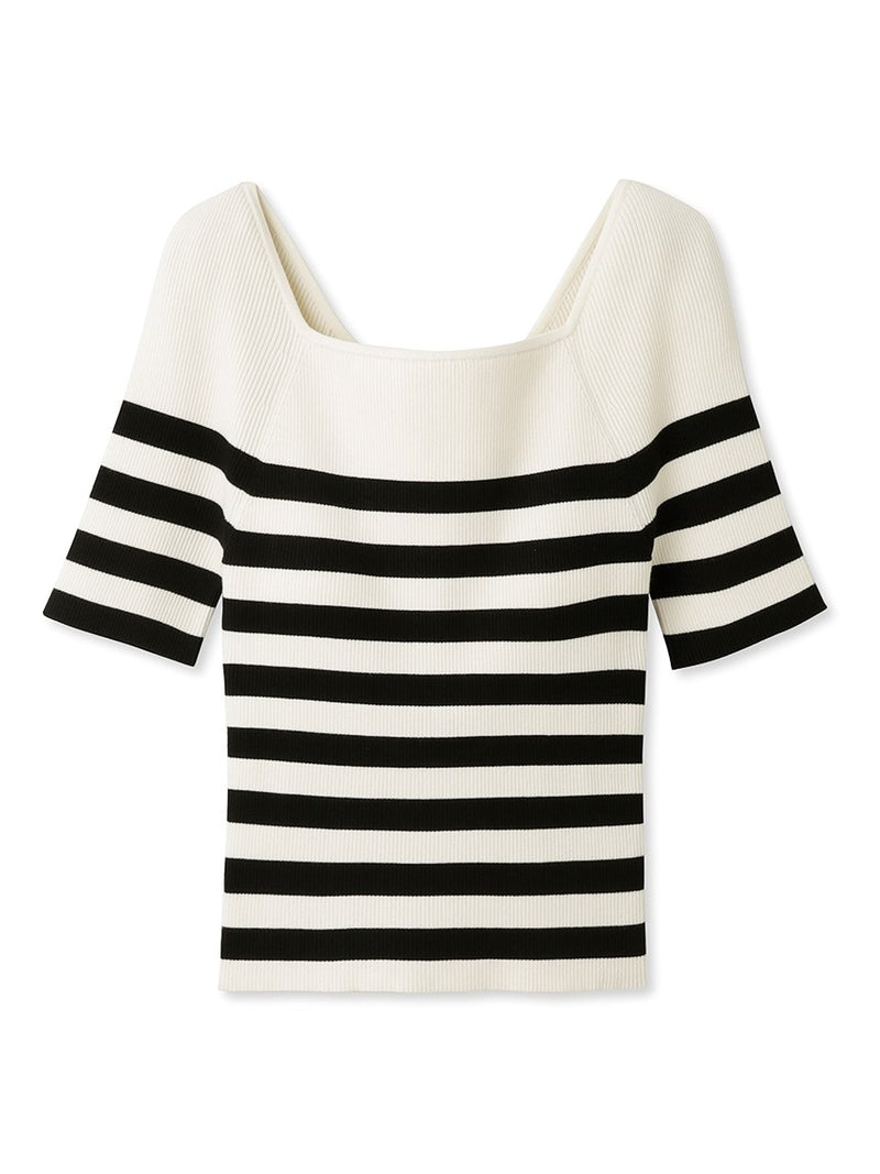 Sustainable Ribbon Backless Knit Tops