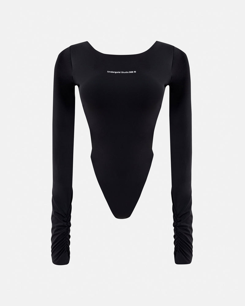 Bascis Undergold Studio Backless Long Sleeve Body Black