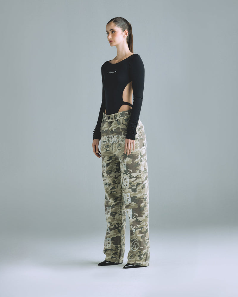 Bascis Undergold Studio Backless Long Sleeve Body Black