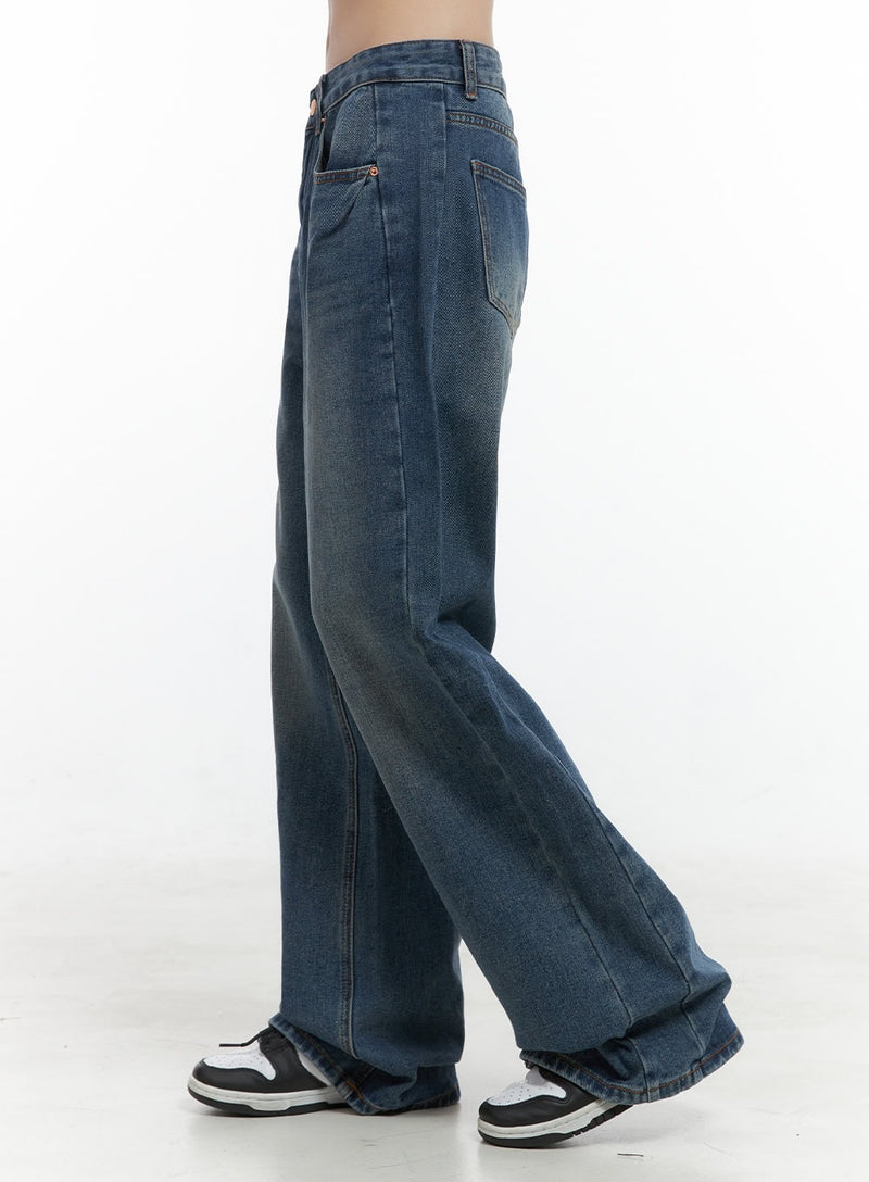 Goldie Washed Denim Baggy Jeans OS410