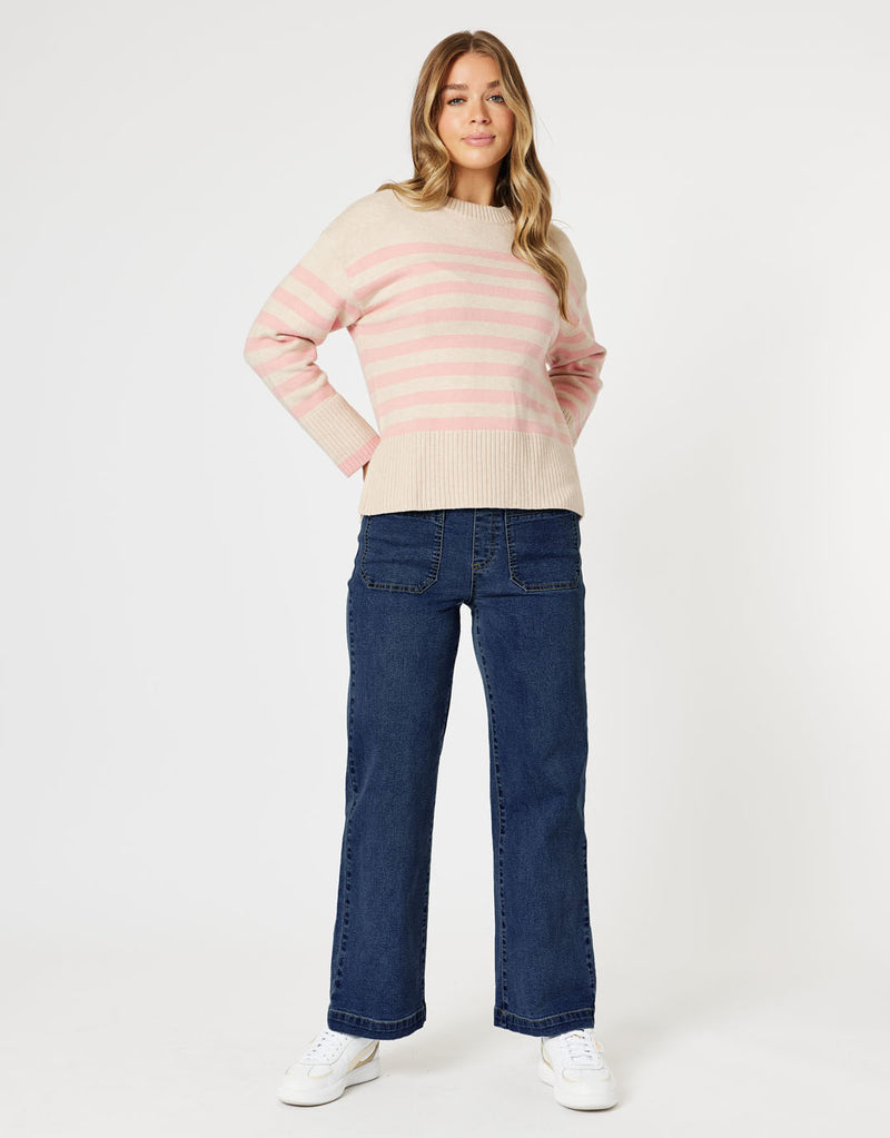 Carpenter Stretch Leg Jean - Dark Denim