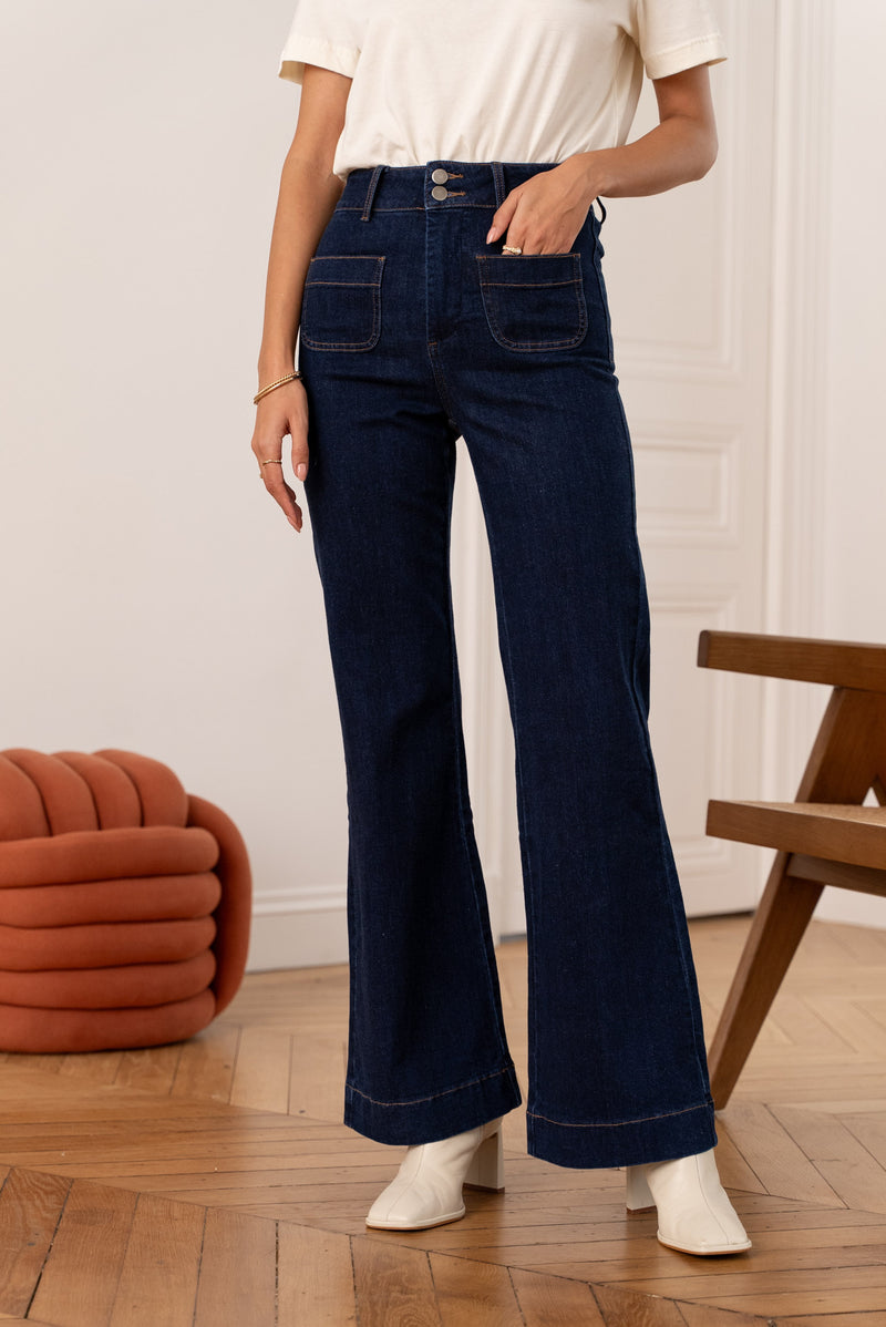 Jean Elena - denim brut