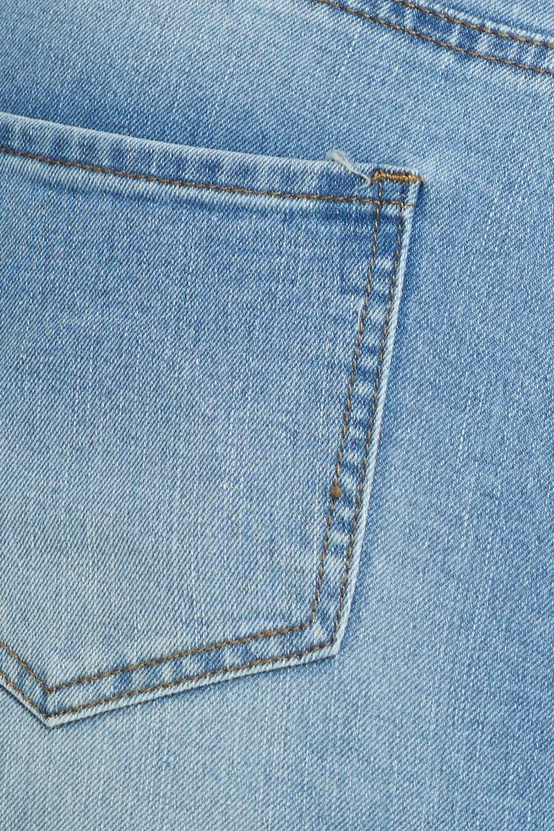 Blue Denim Jean High Rise Skinny