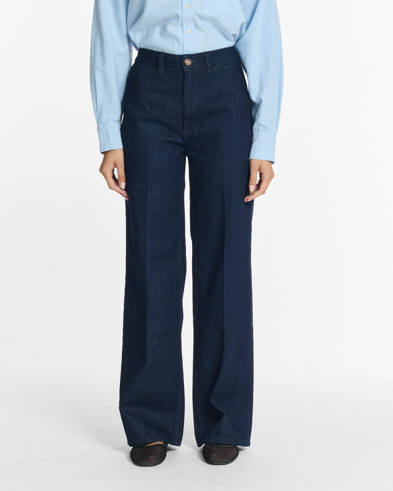 Wide straight jeans SWANN Brut
