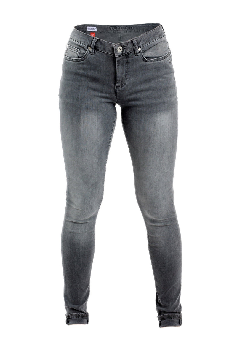 ROSA | Sustainable skinny fit women's jeans made from organic denim in grey